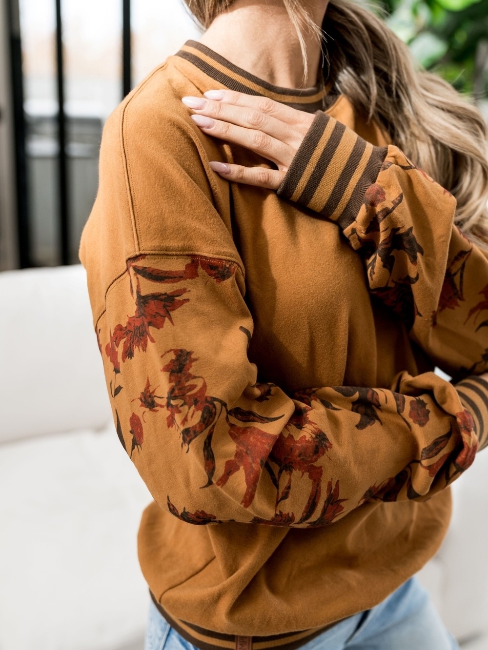 NWT Ampersand Avenue University Pullover - Hidden Gem Size Small - Picture 2 of 10